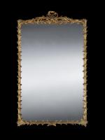Grand 19th Century French Mirror Decorated With a Reeded Design in Original Condition