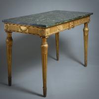 Pair of Roman Gilt-Wood Side Tables