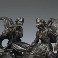 19th Century Bronze Chenets