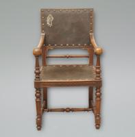 Pair Of 19th Century Walnut Armchairs