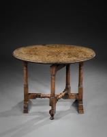 Oval Single Plank Top Occasional Table