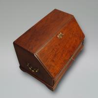 A Rare Miniature 18th Century Mahogany Table Bureau