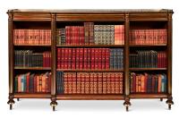 French 19th Century Mahogany Open Bookcase