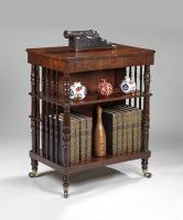 Regency period mahogany freestanding bookcase