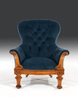 19th Century Carved Armchair