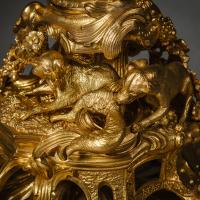 Napoleon III Gilt-Bronze Nine-Light Candelabra