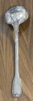 Paul Storr Fiddle and Thread silver soup ladle 