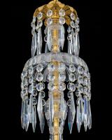 An Exceptionally Large 12 Light Regency Chandelier Attributed to John Blades