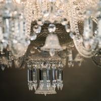 A Twenty-Four Light Crystal Glass Chandelier, By Baccarat