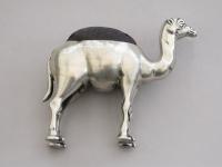 Edwardian Novelty Silver Camel Pin Cushion