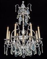 A French Louis XV Style Eight Light Cage Chandelier