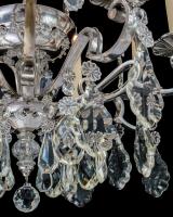 A French Louis XV Style Eight Light Cage Chandelier