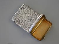 Victorian Silver Combined Vesta Case Cachous Box