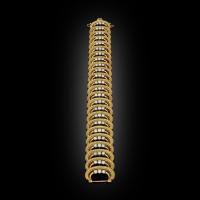 Cartier 18ct Gold And Diamond Vintage Bracelet Circa 1950s