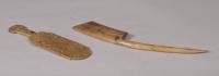 S/5676 Antique Treen 18th Century Sailor's Netting Implements