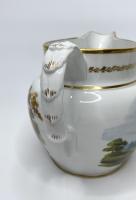 New Hall bone china water jug, ‘JH’, circa 1815