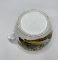 New Hall bone china water jug, ‘JH’, circa 1815