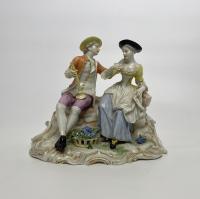 Ludwigsburg porcelain figure group, J.C. Haselmeyer, circa 1770