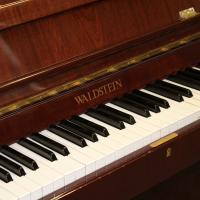 Waldstein 108 upright piano nameboad