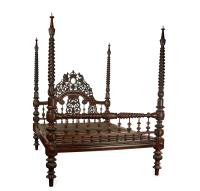 Anglo-Indian four poster bed