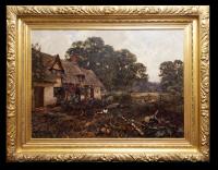 The Cottage - Abinger Hammer by Edward Wilkins Waite (1854 - 1924)