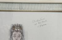 Oliver Messel - Costume Design for Vivian Leigh in Caesar and Cleopatra - 1945