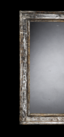 early 18th Century Italian Silver Leaf Rectangular Mirror