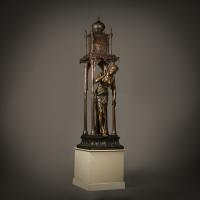 An Orientalist Lifesize Figural Bronze Statue. Attributed to Louis Hottot (French, 1834-1906)