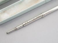 George VI Cased Silver Combination Swizzle Stick & Propelling Pencil