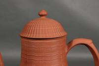 English Stoneware Pottery Redware Coffeepot