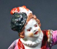  Vauxhall Porcelain Figure of the Season Autumn Modelled as a Grape Vendor