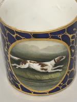 grainger worcester hounds dog marble porcelain
