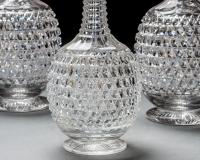 An Elaborately Cut Suite of Decanter