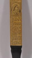 S/5689 Antique Treen Victorian Jubilee Paper Knife 1837-1887