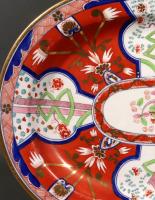 Coalport Porcelain Dish Painted with the Dollar Pattern, Circa 1810