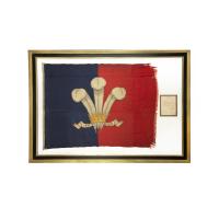 A racing flag from the Royal Sailing Yacht Britannia, circa 1936