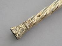 Victorian 9 carat gold sliding Propelling Pencil