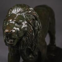 Antoine-Louis Barye (French, 1795-1875) -'Lion marchant'