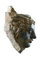 A Finely Carved Gandhara Head of Atlas