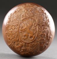 Carved Boxwood Sphere