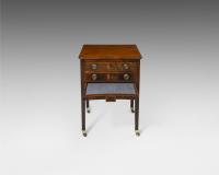 George III mahogany work table