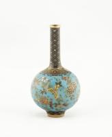 Japanese Cloisonne Enamel Bottle Vase – Namikawa Yasuyuki (1845-1927)