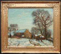 Herbert Royle "Manor House, Nesfield" Yorkshire, oil painting