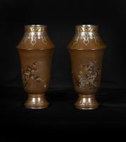 Japanese Kanazawa School Bronze Vases – Goto Seijiro