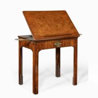 Anglo-Chinese padouk metamorphic architect’s table