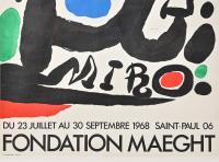 Fondation Maeght Joan Miro Abstract Poster 1968