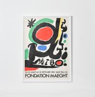 Fondation Maeght Joan Miro Abstract Poster 1968