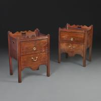 A Pair of Mid 18th Century Bedside Tables