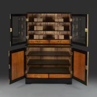 Rare Anglo Chinese Campaign Bookcase
