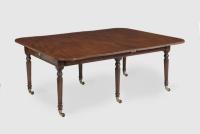 A Regency extending dining table by Morgan & Sanders, suppliers to Lord Nelson